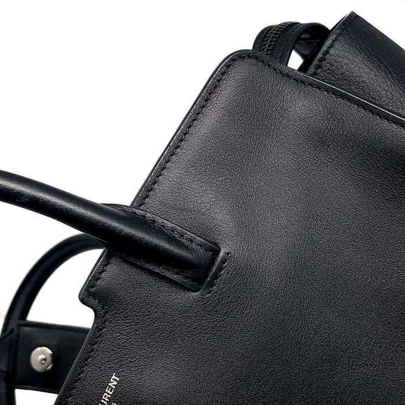 Saint Laurent Paris Baby Downtown Cabas 2way Shoulder Bag Black - Picture 12 of 16